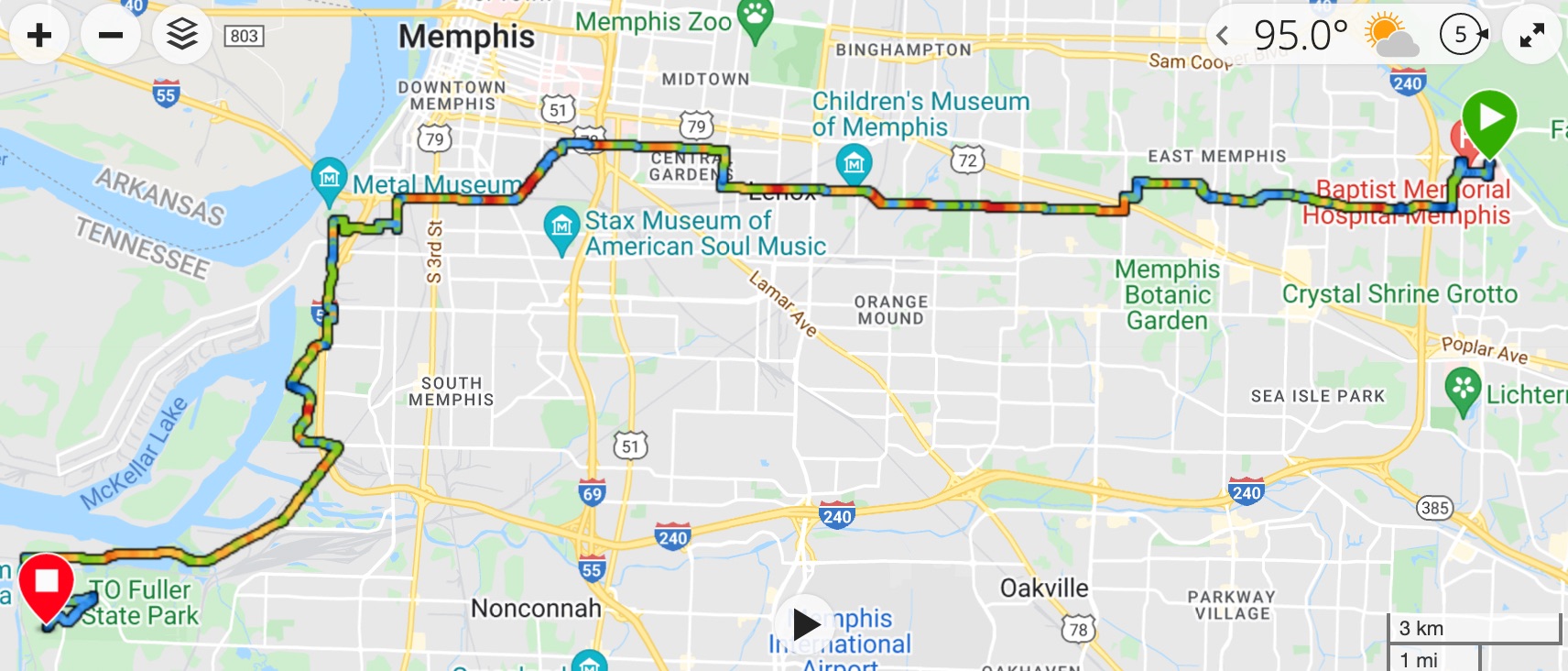 EV trip and Bike ride around Memphis Infested With Humans